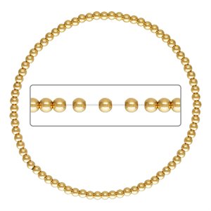 6.5" 2.5mm Beaded Stretchy Bracelet