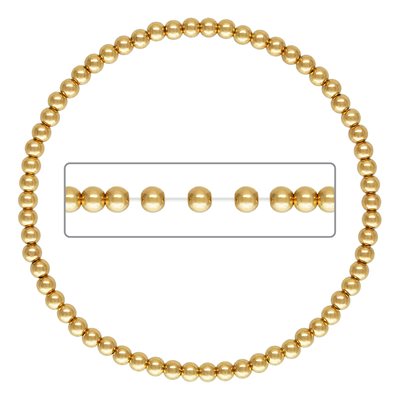 6.5" 3.0mm Beaded Stretchy Bracelet 6.5" 3.0mm Beaded Stretchy Bracelet