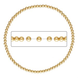 8.0" 3.0mm Beaded Stretchy Bracelet