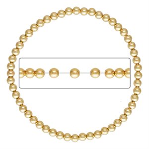 7.5" 4.0mm Beaded Stretchy Bracelet