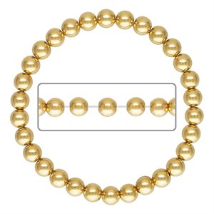 5.5" 5.0mm Beaded Stretchy Bracelet