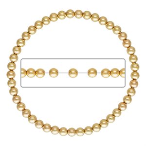8.0" 5.0mm Beaded Stretchy Bracelet