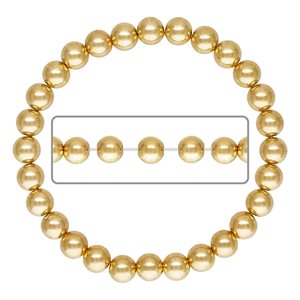 6.0" 6.0mm Beaded Stretchy Bracelet