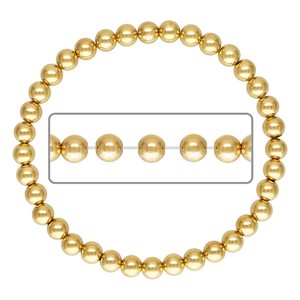 8.0" 6.0mm Beaded Stretchy Bracelet