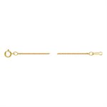 16" 1.0mm Wheat Chain