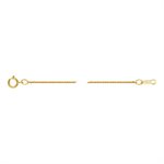 16" 1.0mm Wheat Chain