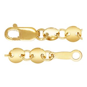 16" 4mm Round Sequin Disc Chain