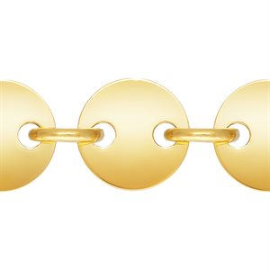 4mm Round Sequin Disc Chain 10ft Coil