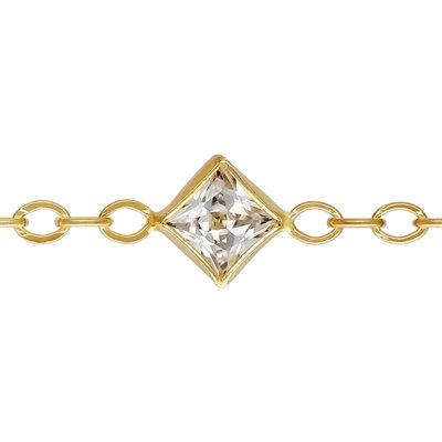 1.7mm Flat Cable 3.0mm Square White 3A CZ (1.25" Spacing) 10ft Spool