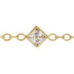 1.7mm Flat Cable 3.0mm Square White 3A CZ (1.25" Spacing) 10ft Spool