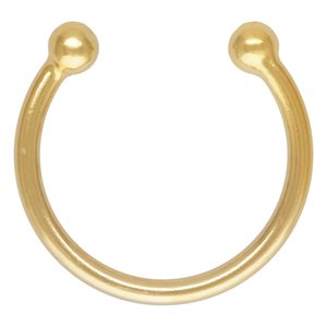 10.0mm Ear Cuff w / 2.0mm Balls