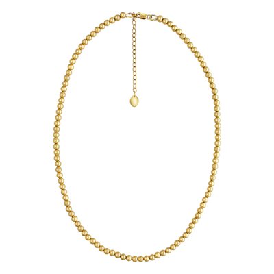 16" 4.0mm Bead Necklace w / 2" Extender 16" 4.0mm Bead Necklace w / 2" Extender