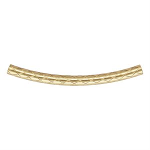 1.5x20.0mm Quilted Curved Tube