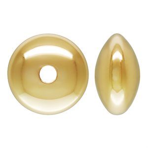 7.3x3.6mm Saucer Bead .060-.065 Hole