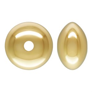 7.8x5.1mm Saucer Bead 1.65mm Hole