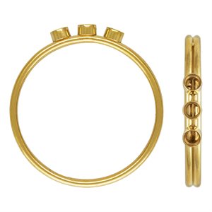 3 2mm Bezel Stacking Ring Size 7