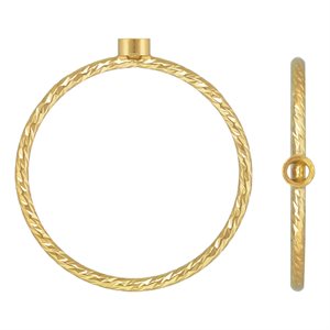 2.0mm Bezel Sparkle Stacking Ring Size 5
