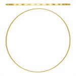 7.5" 1.3mm Hammered Wire Stacking Bangle