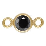 3.0mm Black 3A CZ Bezel Connector