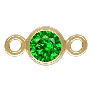 3.0mm Green 3A CZ Bezel Connector