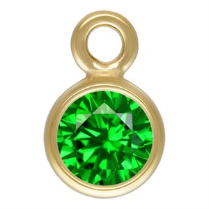 3.0mm Green 3A CZ Bezel Drop