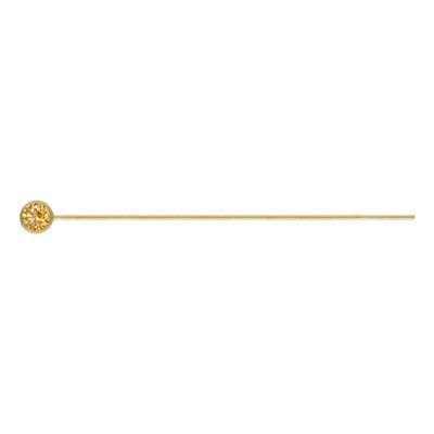 3.0mm Champagne 3A CZ Bezel Headpin