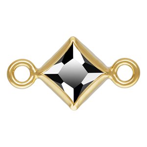 3.0mm Black 3A CZ Square Bezel Connector