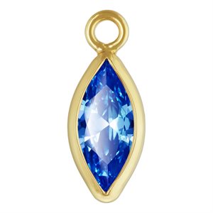 3.0x6.0mm Sapphire 3A CZ Marquise Bezel Drop