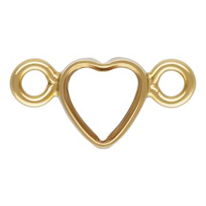 3.0mm Horizontal Heart Bezel Connector