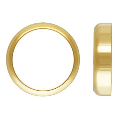 Open Back Rounded Bzl 4mm Stone (1.2mm High)