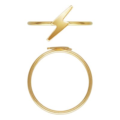 3.5x11.4mm Lightning Stacking Ring Size 5 3.5x11.4mm Lightning Stacking Ring Size 5