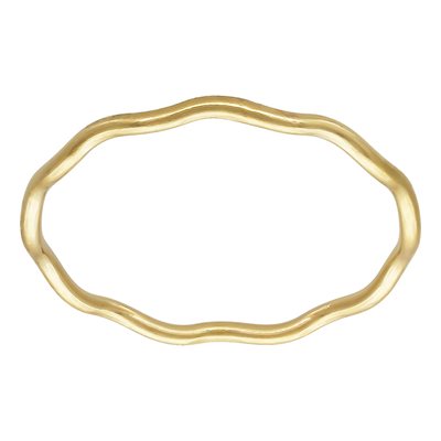 1.0mm Wavy Ring Size 6 1.0mm Wavy Ring Size 6