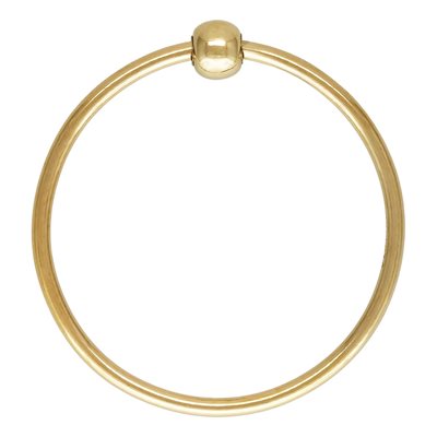 1.0mm Spinner Ring w / 3.0mm Bead Size 7