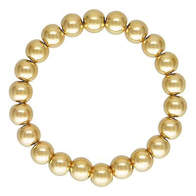 3.0mm Beaded Stretchy Ring Size 6