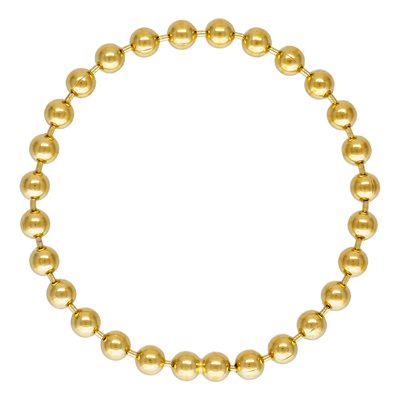1.5mm Bead Chain Ring Size 4.75-5.25