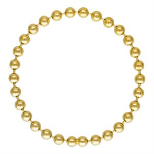 1.5mm Bead Chain Ring Size 6.25-6.75