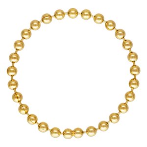 1.5mm Bead Chain Ring Size 5.5-6