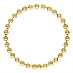 1.5mm Bead Chain Ring Size 7-7.5