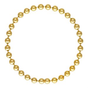 1.5mm Bead Chain Ring Size 7.75-8.25