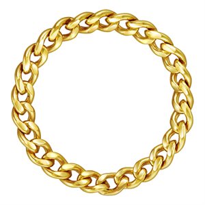 2.9mm Curb Chain Ring Size 6.5-7.5