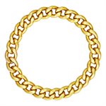 2.9mm Curb Chain Ring Size 7.5-8.5