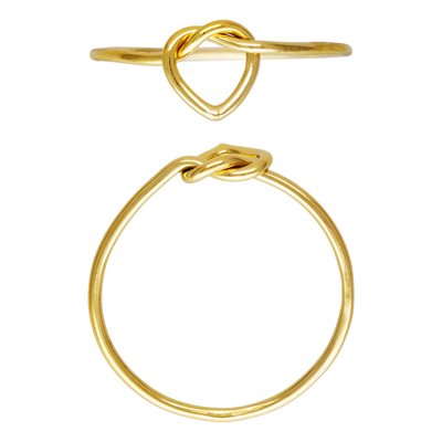 Heart Love Knot Ring Size 6 Heart Love Knot Ring Size 6