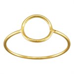 10mm Open Circle Ring (1mm Wire) Size 10