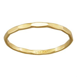Hammered Stacking Ring Size 3