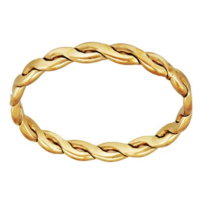 2.4mm Woven Ring Size 6