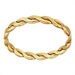 2.4mm Woven Ring Size 6