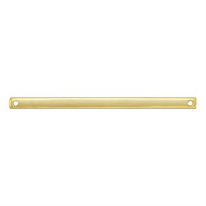 2.5x38.1mm Bar (0.7mm) w / 2 0.9mm Holes