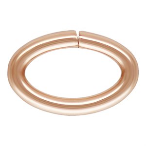 Oval Jump Ring 22ga 0.64x3.0x4.6mm