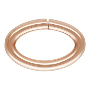 Oval Jump Ring 22ga 0.64x3.0x4.6mm