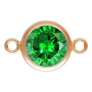 6.0mm Green 3A CZ Bezel Connector